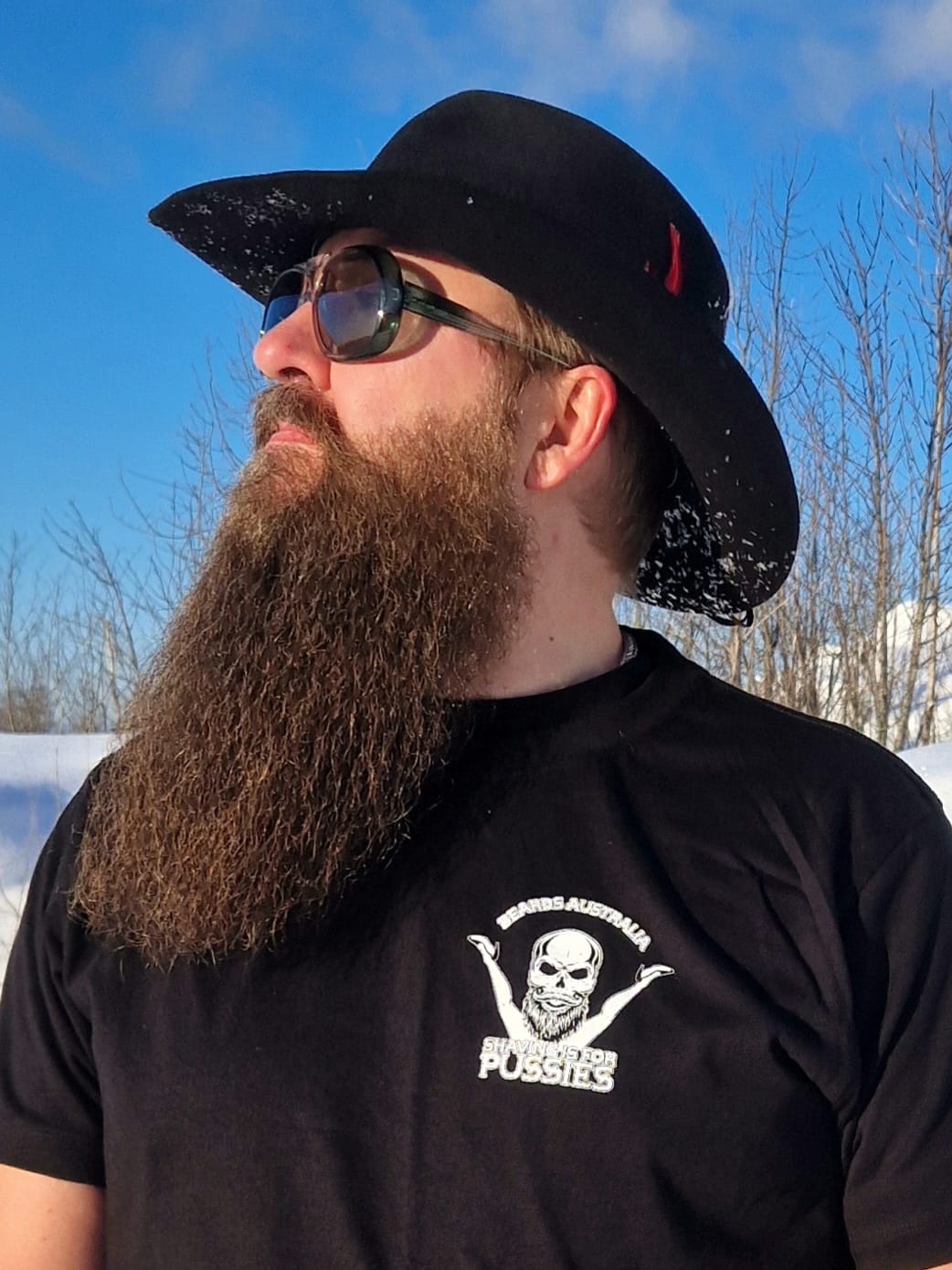 Beards Australia Shaving is for Pussies T-Shirt