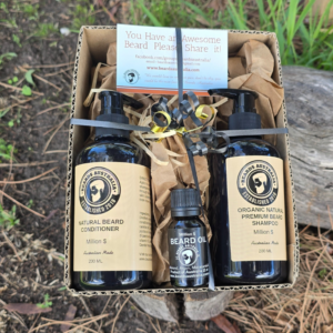 Beard Care Package Gift Box - Great Gift Idea for Bearded Men