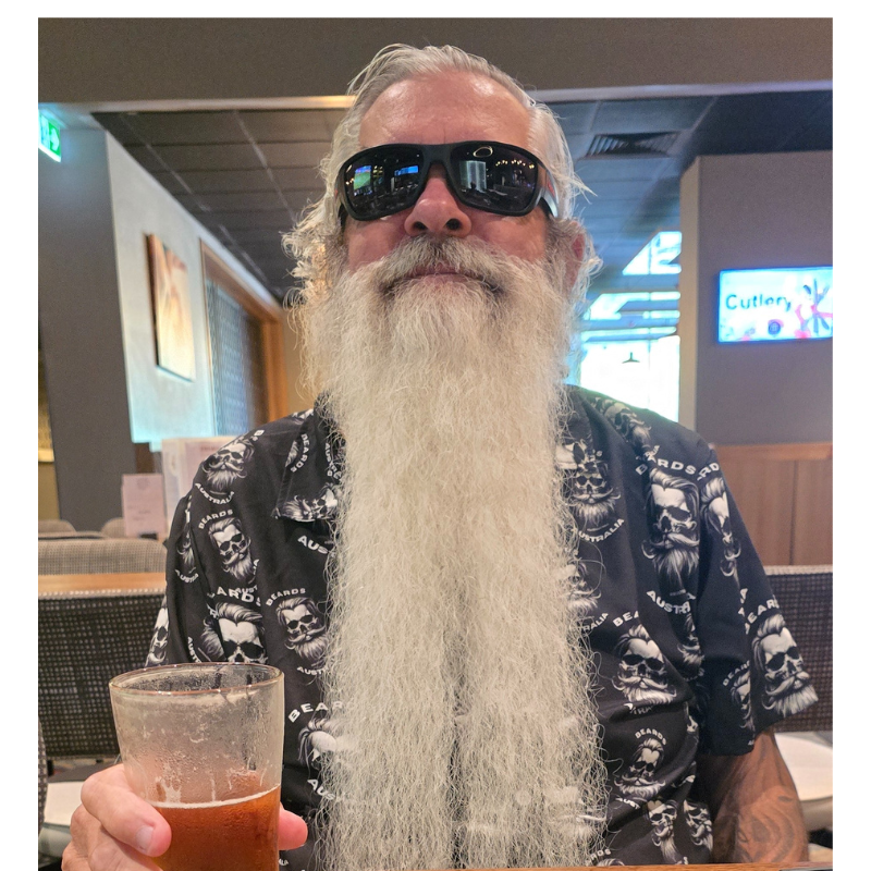 Beards Australia Black Skull Shirt